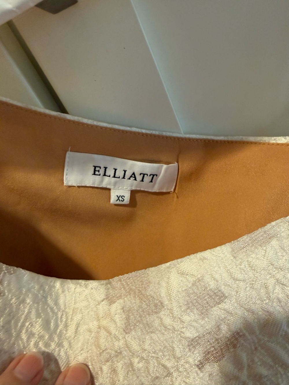Elliatt White One-Shoulder Bridal Dress - Picture 4 of 9